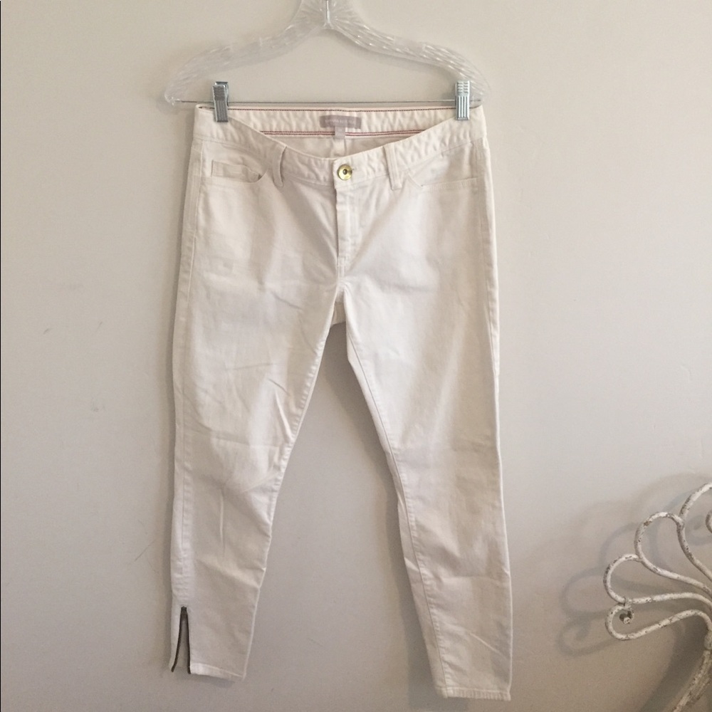 Banana Republic White Denim